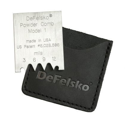 Powder thickness gauge - PC series - DeFelsko Corporation - portable / wet film comb / manual calibration