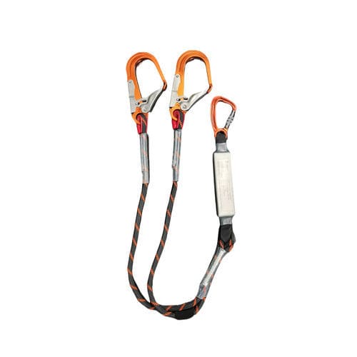 Webbing fall arrest lanyard - 12100510 - Ficont Industry (Beijing) Co., Ltd. - double / shock absorbing