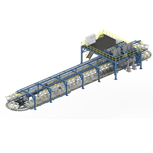 Automatic production line - Oval - ZHEJIANG HENGHUI MACHINERY CO.,LTD - high-speed / linear / PLC-controlled