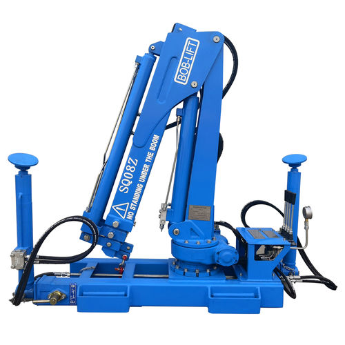 Truck-mounted crane - SQ08ZA3T - BOB-LIFT - articulated / for construction / lifting