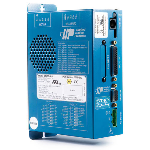Stepper DC drive - STAC6-Q-H - Applied Motion Products - single-phase / for motors
