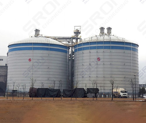 Grain silo - Henan SRON SILO ENGINEERING Co., Ltd - for bulk materials / fly ash / cement