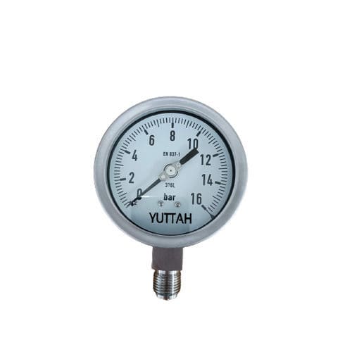 Absolute pressure gauge - PRT6 - YUTTAH (FZE) - relative / wet dial / threaded