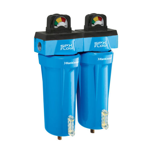 Compressed air filter - HF series - HANKISON - cartridge / pressure / industrial