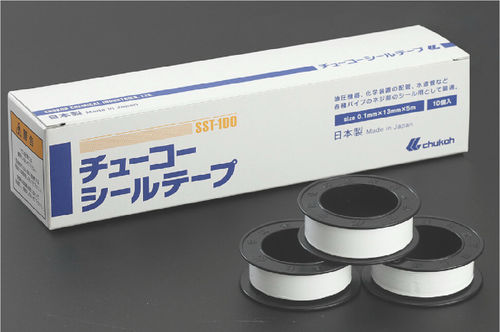 Sealing adhesive tape - Chukoh Chemical Industries,Ltd. - PTFE / white / self-fusing
