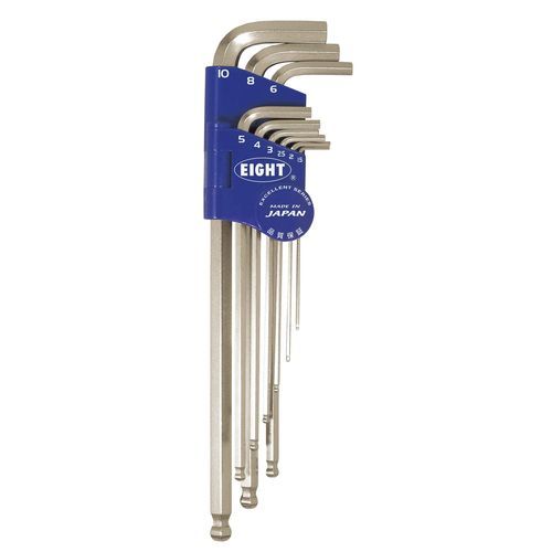 L Allen wrench - BHS-9N - Eight Tool - with hexagonal head / set / long-handle