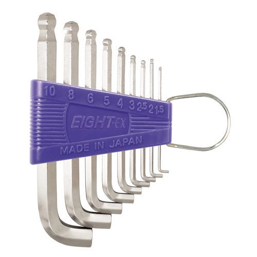L Allen wrench - TTR-S9 - Eight Tool - with hexagonal head / set / taper head