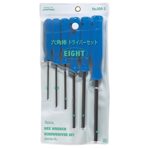 Precision screwdriver - 006-S3 - Eight Tool - hex end / high-precision / steel