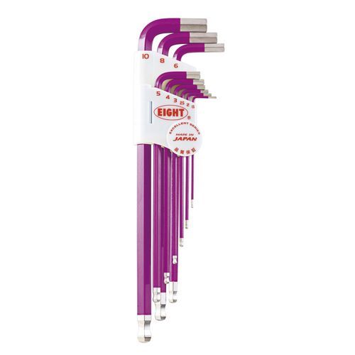 L Allen wrench - TLC-S9NPU - Eight Tool - with hexagonal head / set / taper head