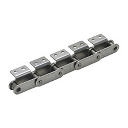 Stainless steel chain - ZEXUS CHAIN Co., Ltd. - roller / attachment / double-pitch