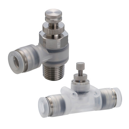 Needle valve - PJN series - NIHON PISCO CO., Ltd. - with handwheel / flow control / for water