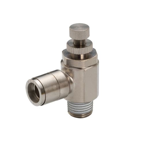 Needle valve - KJSC series - NIHON PISCO CO., Ltd. - with handwheel / flow regulator / for air