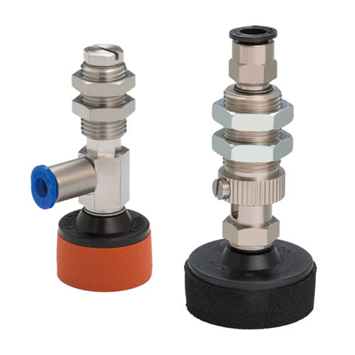 Vacuum pad with sponge lining - VP series - NIHON PISCO CO., Ltd. - circular / chloroprene / silicone rubber