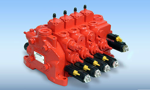 Electrically-operated valve - KMP10(C) - Kawasaki Industrial Equipment - manual / lever / flow control