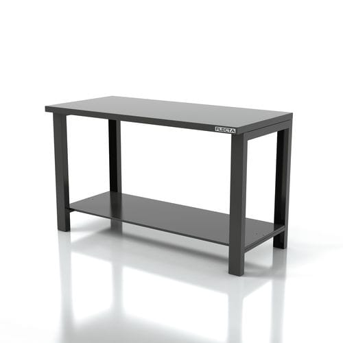 Metal workbench - AR-FL001 - FLECTA - with shelves / rugged