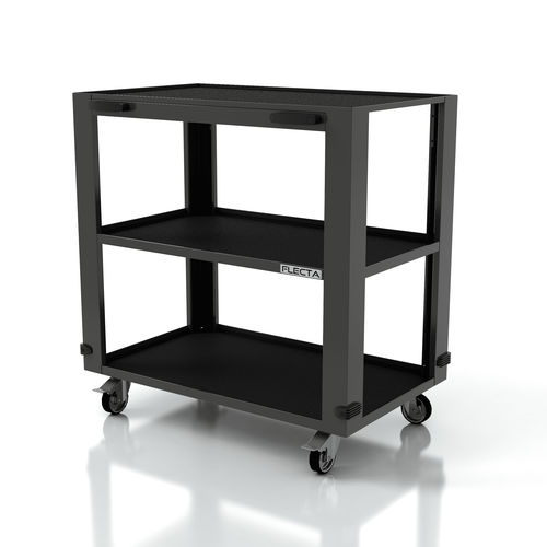 Transport trolley - AR-FL027 - FLECTA - metal / 3 levels / tool-holder