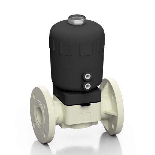 Diaphragm valve - MPH - Effast - pneumatic / pneumatically-operated / for control