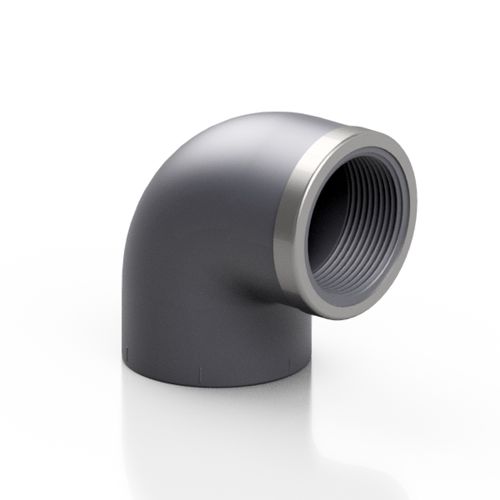 Hydraulic fitting - RCRGOCR series - Effast - threaded / weld-on / 90° angle