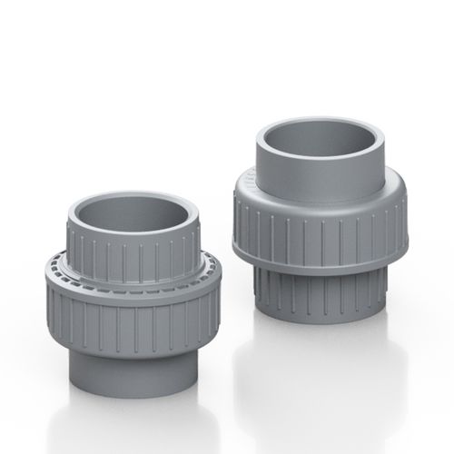 Union fitting RAABOA series Effast hydraulic / weldon / ABS