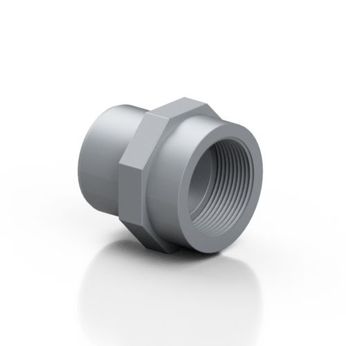 Industrial hydraulic adapter - RCAAFC series - Effast - female / ABS / straight
