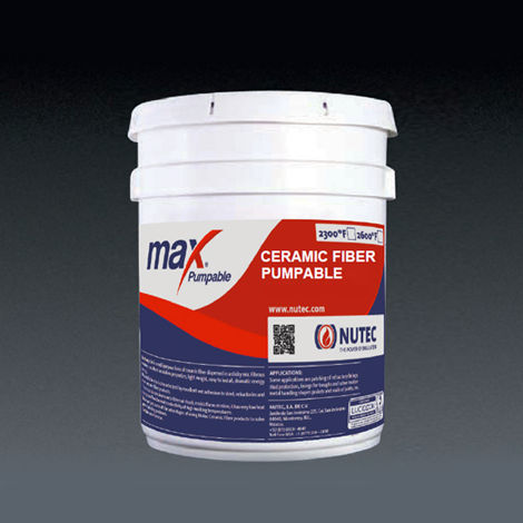 Insulation coating - MAXPUMPABLE - NUTEC FIBRATEC - ceramic / steel