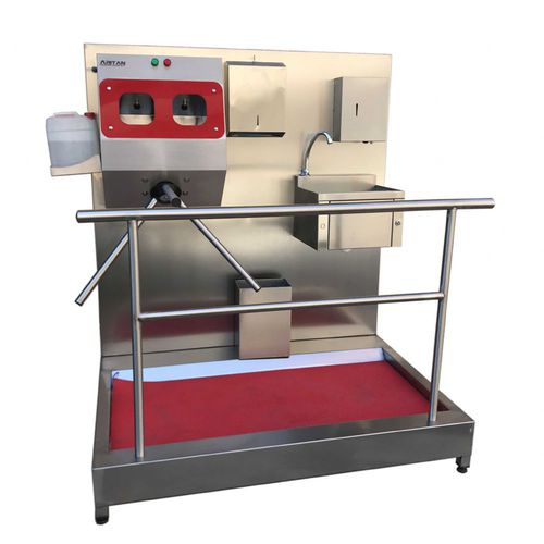 Hygiene corridor with desinfection - ART02  - ARITAN ENDÜSTRİYEL HİJYEN EKİPMANLARI SA - with hands washer / with shoe sole cleaner