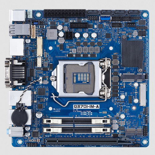 Mini-ITX motherboard - Q370I-IM-A  - ASUSTeK computer INC - Intel® Celeron® / Intel® Core i3 / Intel® Core i5