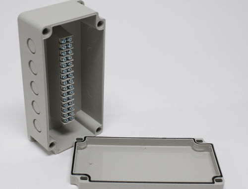 Wall-mounted junction box - DS-PG-15P - DSE, Inc. - flame-retardant / IK 10 / IP67