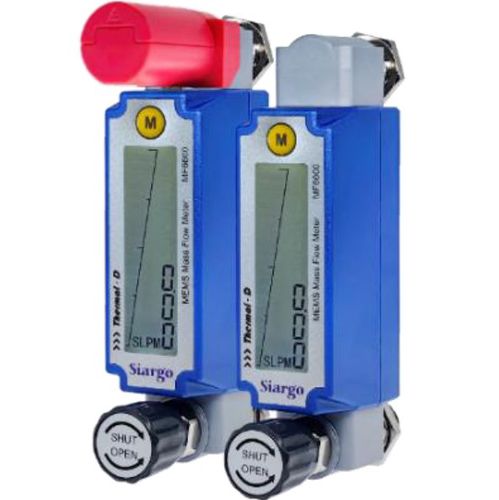 Gas flow controller - MF6600 - SIARGO - thermal mass / with LCD display / RS-485