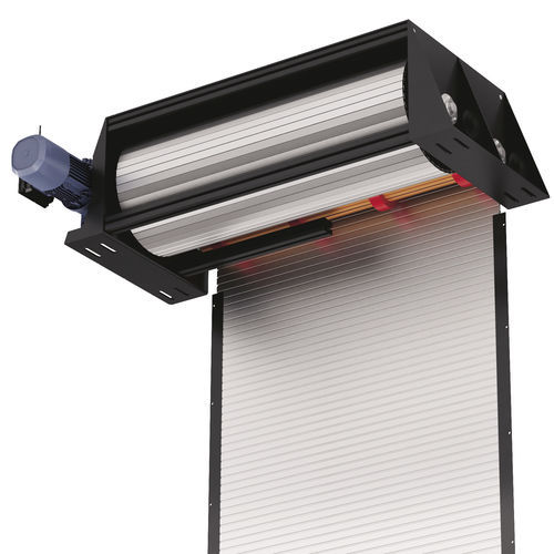 Machining center roll-up cover - PEI srl - vertical / without canister / motorized