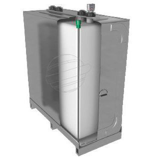 Diesel tank - 551 series - Golden Fibra - HDPE / galvanized / double-walled
