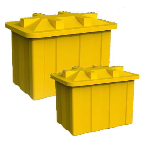 Polypropylene crate - 47 series - Golden Fibra - for used batteries / recyclable
