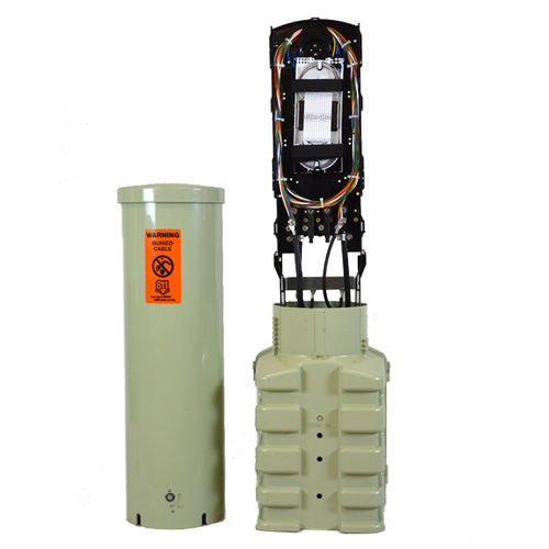 Built-in enclosure - BDO-EG-SC - Charles Industries - cylindrical / metallic / data
