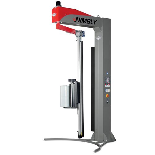 Rotary arm stretch wrapping machine Nimbly pkg semiautomatic / with mechanic braking / pallet