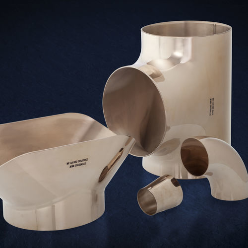 Copper–nickel fitting - Sitindustrie Marine S.A.S. - hydraulic / butt-welding / straight