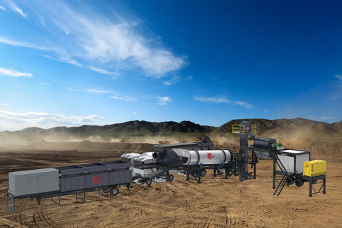 Continuous asphalt plant - PAC-120 / TURKUAZ - POWER ASPHALT MACHINES LTD - stationary