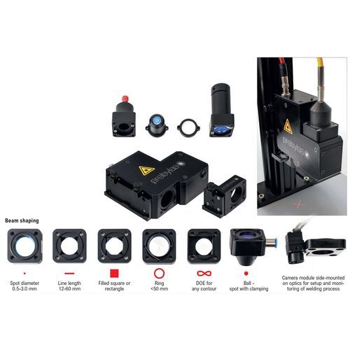 Plastics welding laser head - Optics - ProByLas - continuous wave / fiber optic / infrared