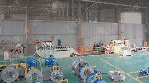 Bar cut-to-length cutting line -  FOSHAN TE XIANG MACHINERY CO., LTD - for steel / for stainless steel / stacking