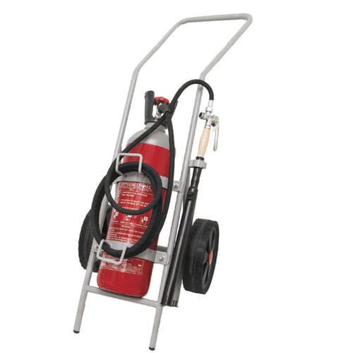 Gas (CO2) extinguisher - MBK06-100CA-P1A - MOBIAK - wheeled