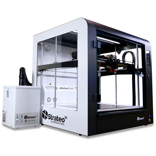 Nylon 3D printer - STRATEO3D DUAL600 - eMotionTech - ABS / PLA / carbon fiber reinforced plastic
