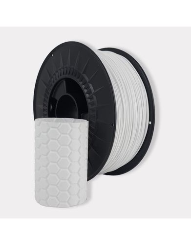 3D printer PET filament - PETG 1.75MM BLANC ALBUS - eMotionTech - 1,75 mm / white / transparent