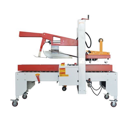 Multi-flap carton sealer - TIE-FX series - Zhangjiagang TIE Machinery Co., Ltd. - adhesive tape / automatic / semi-automatic
