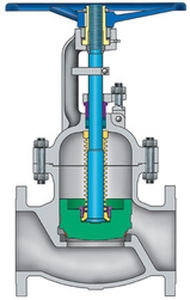 Disc valve - VELAN - with handwheel / regulating / for chlorine