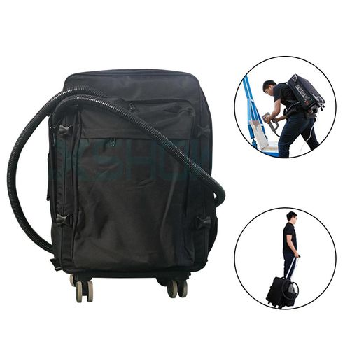 Laser cleaning machine - LXC-50W - Jinan Lingxiu Laser Equipment Co., Ltd - industrial / portable / backpack