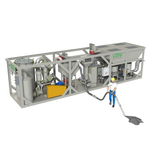 Steel shot blasting - CMV - stainless steel / industrial / ISO 9001