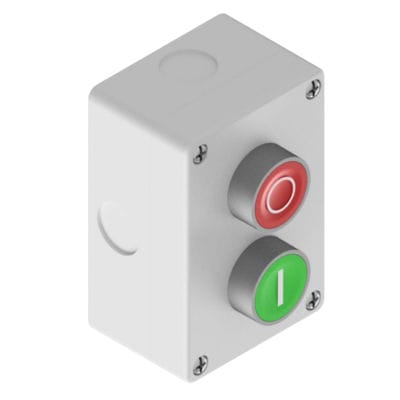 2-button push-button box - SA 10 series - Comepi srl - plastic