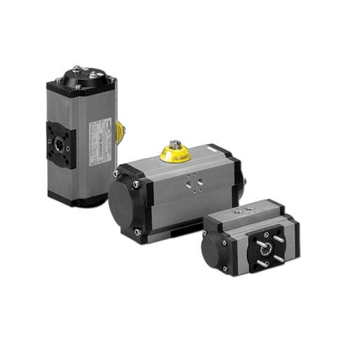 Pneumatic valve actuator - UT series - Max-Air Technology - rotary / rack-and-pinion / double-acting