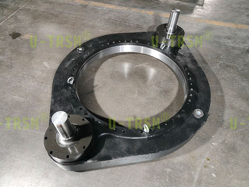 Worm gear slewing drive - S-Ⅳ-1220-90-2 - Unique Transmission Equipment(Luoyang)Co., LTD - double