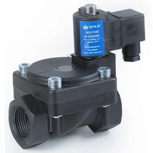Pilot-operated solenoid valve - 0955503 - ZITA BULGARIA - 2-way / normally closed / for water