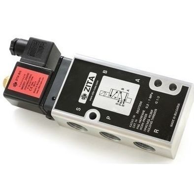 Spool pneumatic directional control valve - 2637050 - ZITA BULGARIA - solenoid-operated / 5/2-way / aluminium